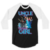 uncle of the birthday girl 3/4 Sleeve Shirt