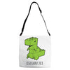 legosaurus rex Adjustable Strap Totes