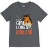 This Girl Loves Her Collie V-Neck Tee