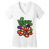 vegan for life Women's V-Neck T-Shirt