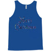 merry christmas colorful glitter Tank Top
