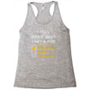 drink beer 3 days a week Racerback Tank