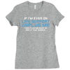 if i am ever on life support unplug me Ladies Fitted T-Shirt