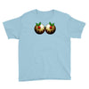 christmas pudding boobs funny Youth Tee