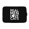 real men love cats (4) Laptop sleeve