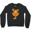 garfield scratching, ideal gift or birthday present funny Crewneck Sweatshirt