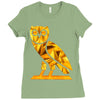 owl Ladies Fitted T-Shirt