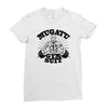mugatu gym suit Ladies Fitted T-Shirt