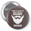 funny beards printed Pin-back button