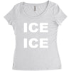 ice ice Women's Triblend Scoop T-shirt