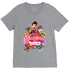 paw patrol birthday girl grandma V-Neck Tee