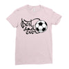 best dad ever 2 Ladies Fitted T-Shirt