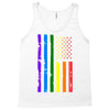 rainbow american flag Tank Top