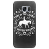 time in the saddle is never wasted Samsung Galaxy S7 Edge Case