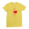 hug me Ladies Fitted T-Shirt