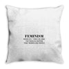 Feminism Throw Pillow