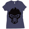 mean monkey Ladies Fitted T-Shirt