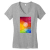 letter B initial Women's V-Neck T-Shirt