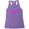 fuck love party Racerback Tank