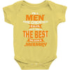 all men are created equal but only the best are born in january 1 Baby Bodysuit