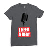i need a beat Ladies Fitted T-Shirt