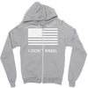 i don't kneel Zipper Hoodie