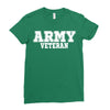 army veteran Ladies Fitted T-Shirt