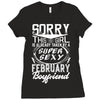 This Girl Is Taken By A Super Sexy February Boyfriend Ladies Fitted T-Shirt