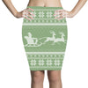 ugly santa claus Pencil Skirts