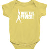he man 80s retro cartoon cool funky Baby Bodysuit