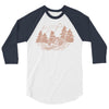 Camping Red 3/4 Sleeve Shirt