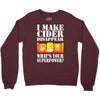 funny i make cider disappear, ideal gift or birthday present. Crewneck Sweatshirt