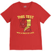 this test was a piece of cake V-Neck Tee