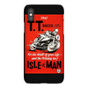 vintage tt race poster, ideal gift or birthday present iPhoneX Case
