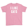i like cats Youth Tee