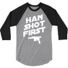 han shot first 3/4 Sleeve Shirt