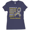 Sarcoma Awareness Ladies Fitted T-Shirt
