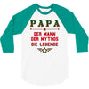 vater   die legende 3/4 Sleeve Shirt