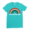 Ganster ish Ladies Fitted T-Shirt