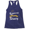 queens are born in february Racerback Tank