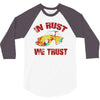 in rust we trust  rat beetle hot rod 3/4 Sleeve Shirt
