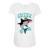 Grandpa Shark -Shark Do Do Do Maternity Scoop Neck T-shirt