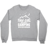 Camper Couple Girl White Crewneck Sweatshirt