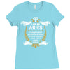 I Am An Aries Ladies Fitted T-Shirt