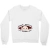 October Peeking Out Asian Baby Boy Crewneck Sweatshirt