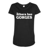 ithaca has gorges Maternity Scoop Neck T-shirt