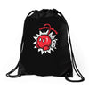 cherry bomb Drawstring Bags