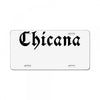 chicana License Plate