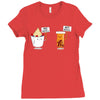 my gut my choice Ladies Fitted T-Shirt