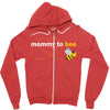 Mommy To Bee Unknown Gender Zipper Hoodie